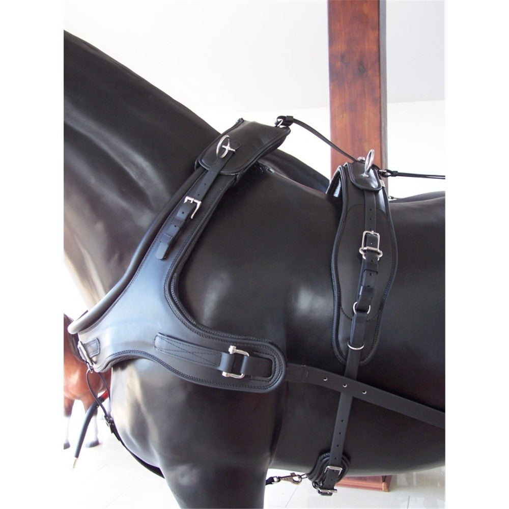 Marathonkumtgeschirr aus Biothane Kaltblut  extra Stark