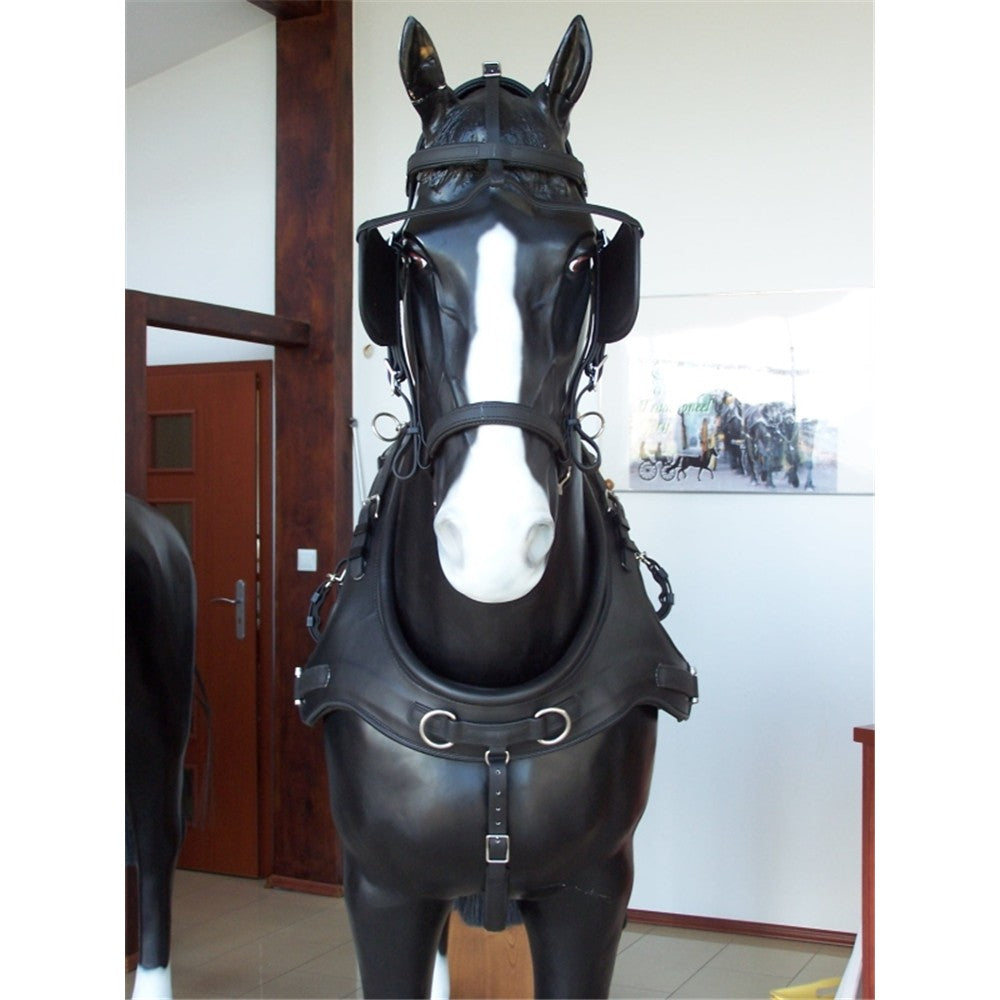 Marathonkumtgeschirr aus Biothane Kaltblut  extra Stark