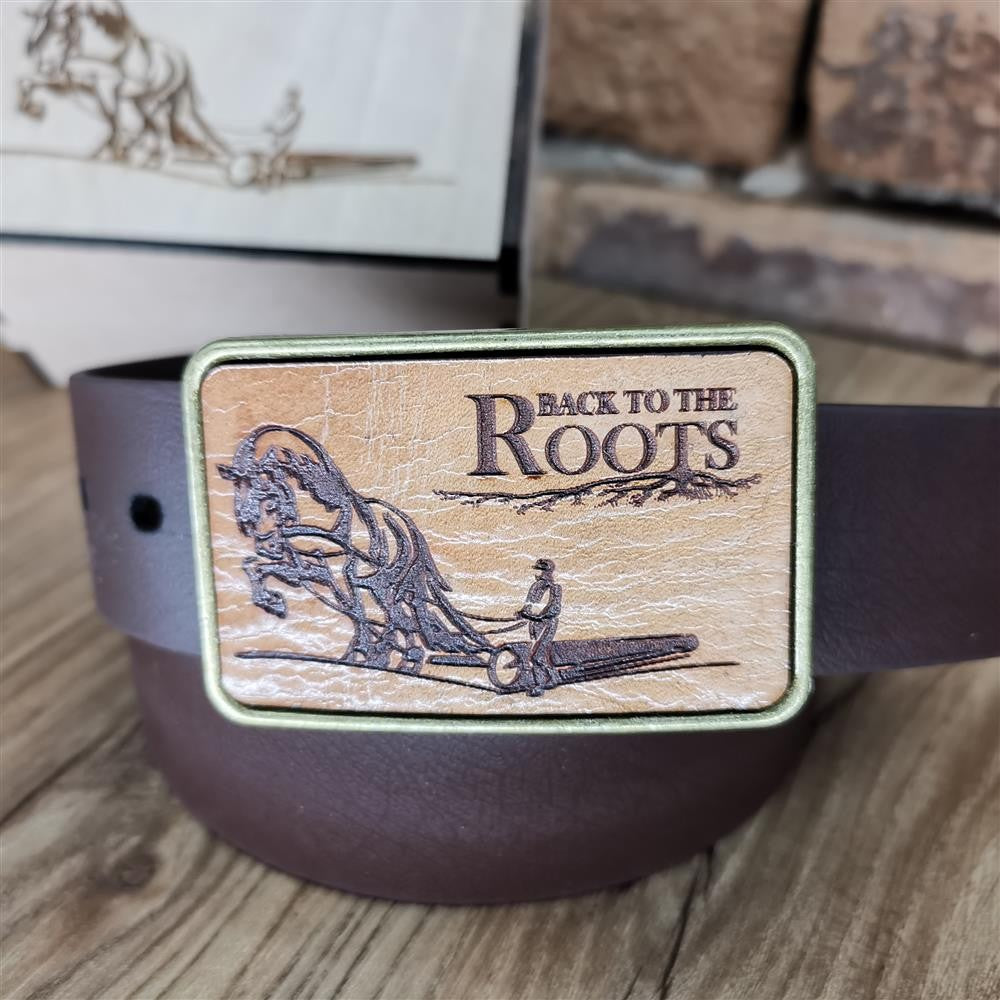 Gürtel "Rücker Back to the Roots" mit Echtleder Inlay