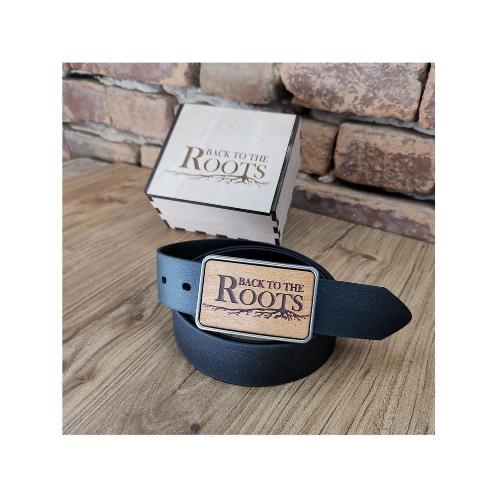 Gürtel "Back to the Roots" mit Echtleder Inlay