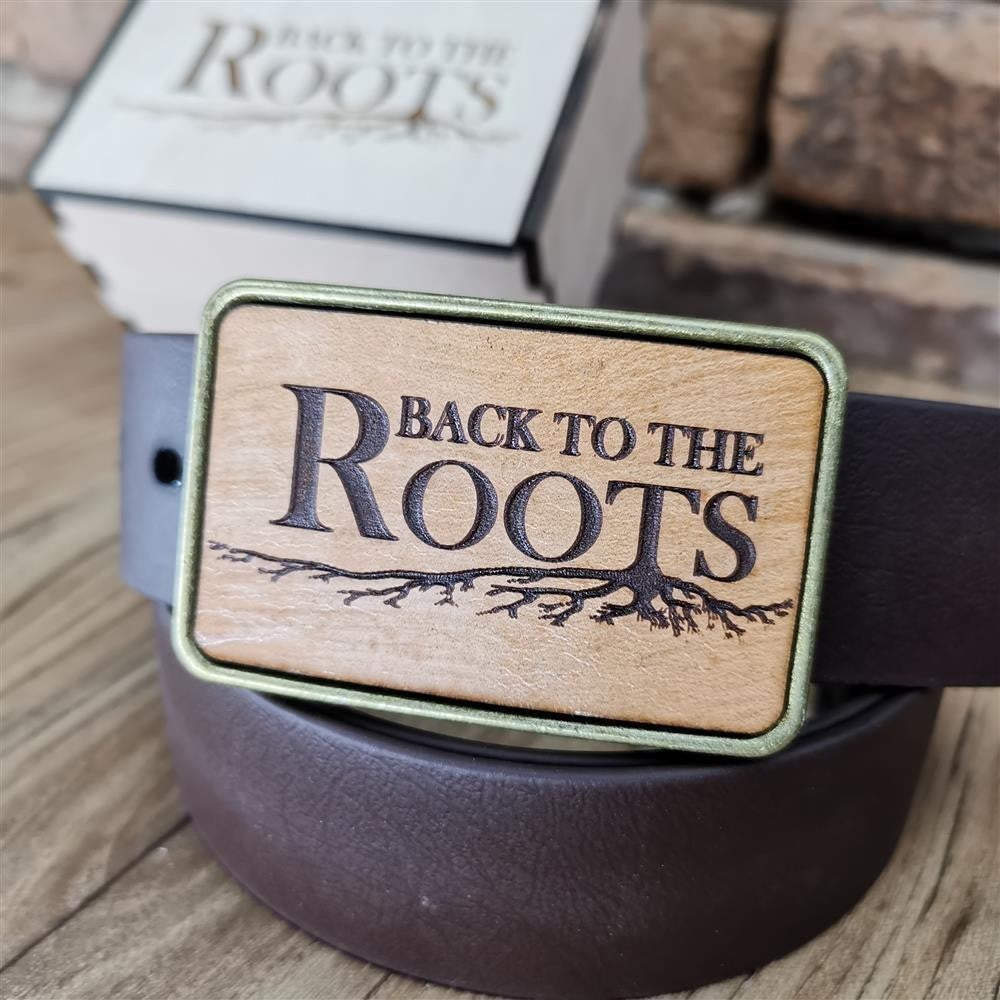 Gürtel "Back to the Roots" mit Echtleder Inlay