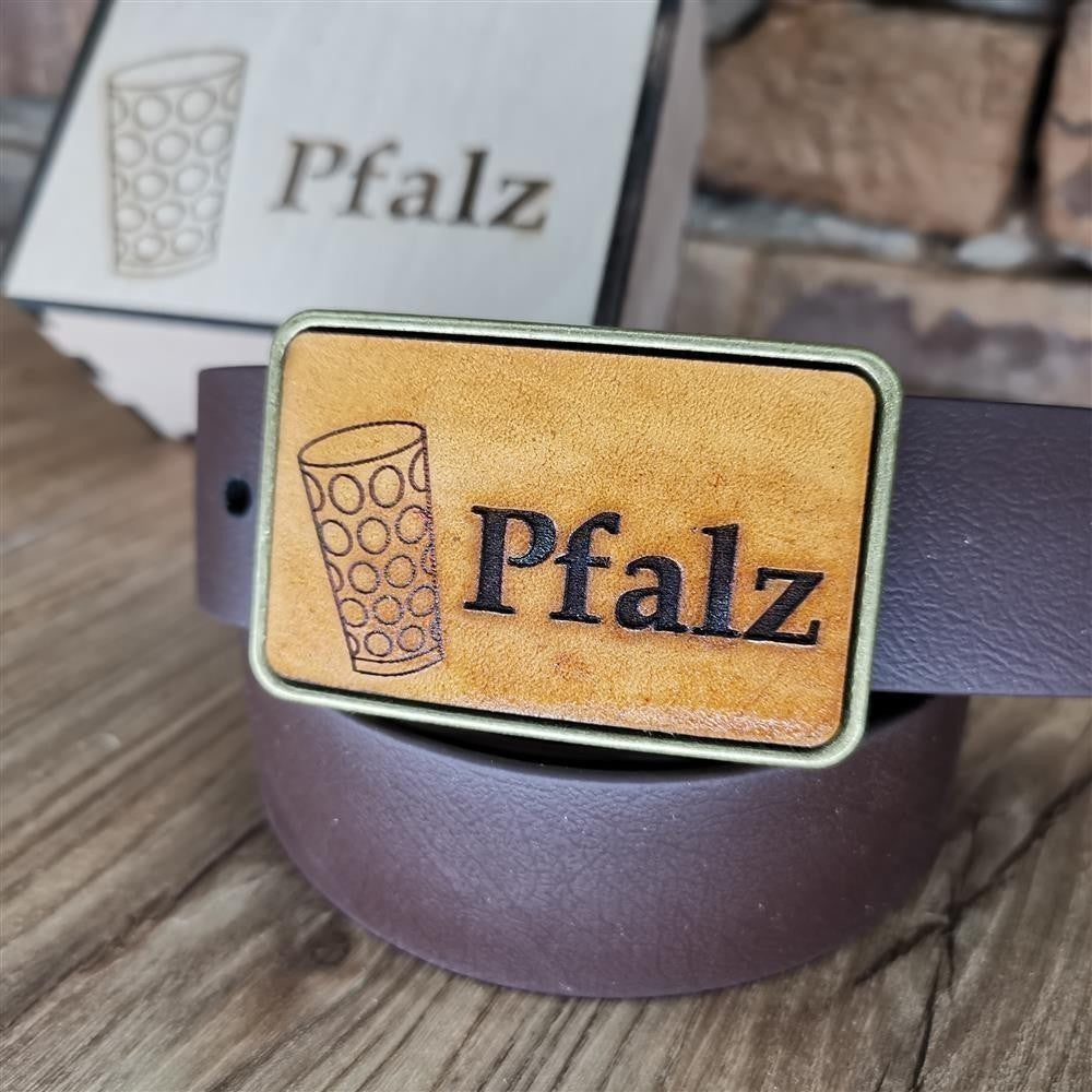 Gürtel "Pfalz" mit Echtleder Inlay