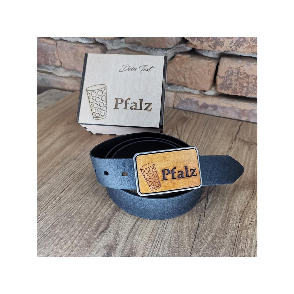 Gürtel "Pfalz" mit Echtleder Inlay