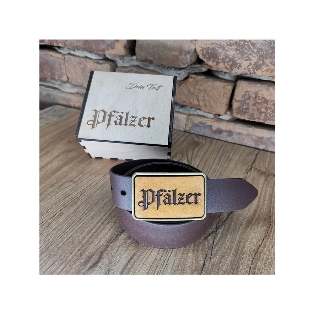 Gürtel "Pfälzer" mit Echtleder Inlay