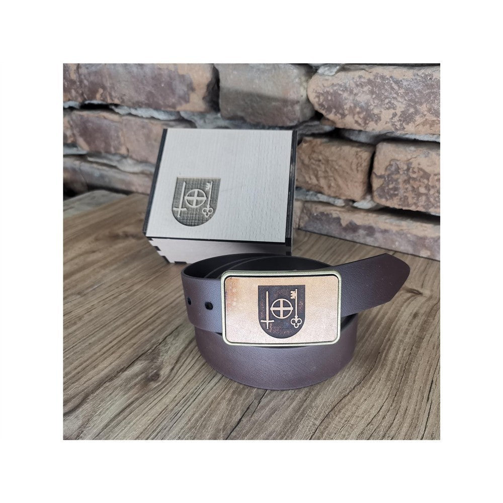 Gürtel "Beindersheim" mit Echtleder Inlay