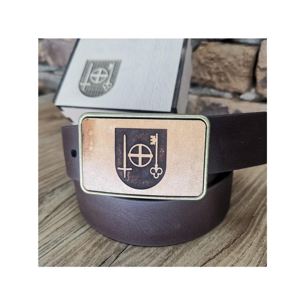 Gürtel "Beindersheim" mit Echtleder Inlay