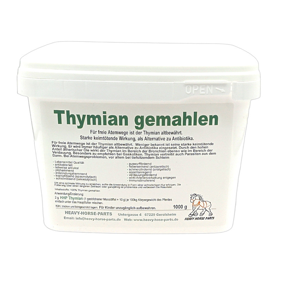 Thymian gemahlen
