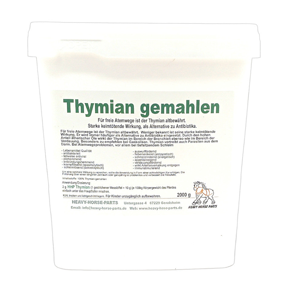 Thymian gemahlen
